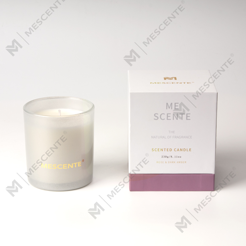 M&Scent Nhãn hiệu riêng Giáng sinh Lọ nến đen Nến thơm liệu pháp mùi hương