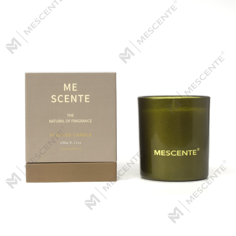M&Scent Nhãn hiệu riêng Giáng sinh Lọ nến đen Nến thơm liệu pháp mùi hương