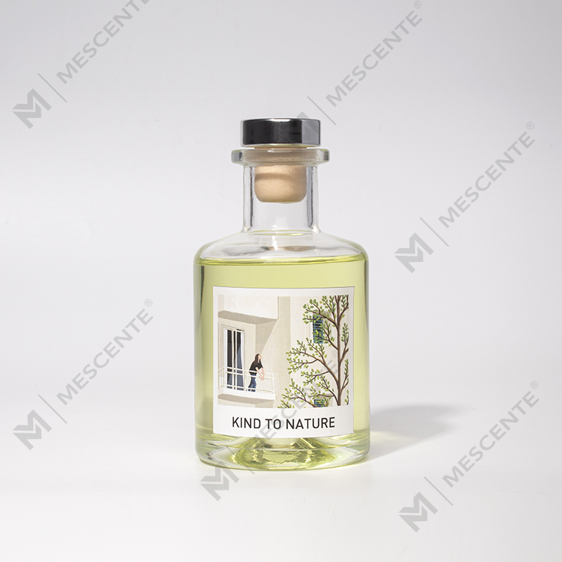 Máy khuếch tán tinh dầu sậy dạng chai lớn trang trí sang trọng M&Scent với Bộ quà tặng hoa khô