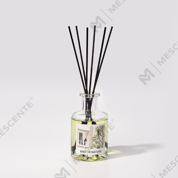 M&Scent Luxury 200ml Chai màu trắng tùy chỉnh Máy khuếch tán sậy bằng gỗ có hộp
