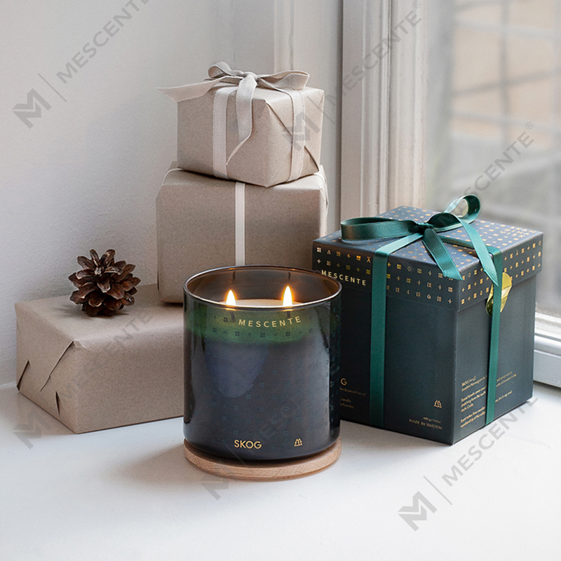 M&Scent Luxury Custom Handmade Nến sáp đậu nành thơm trang trí Giáng sinh kèm hộp quà tặng