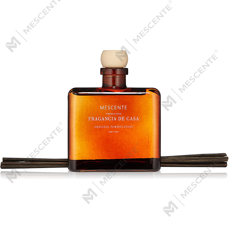 M&Scent Luxury Custom Chai thủy tinh lớn màu vàng hồng Hoa nhãn hiệu riêng Máy khuếch tán sậy lỏng có hộp quà tặng