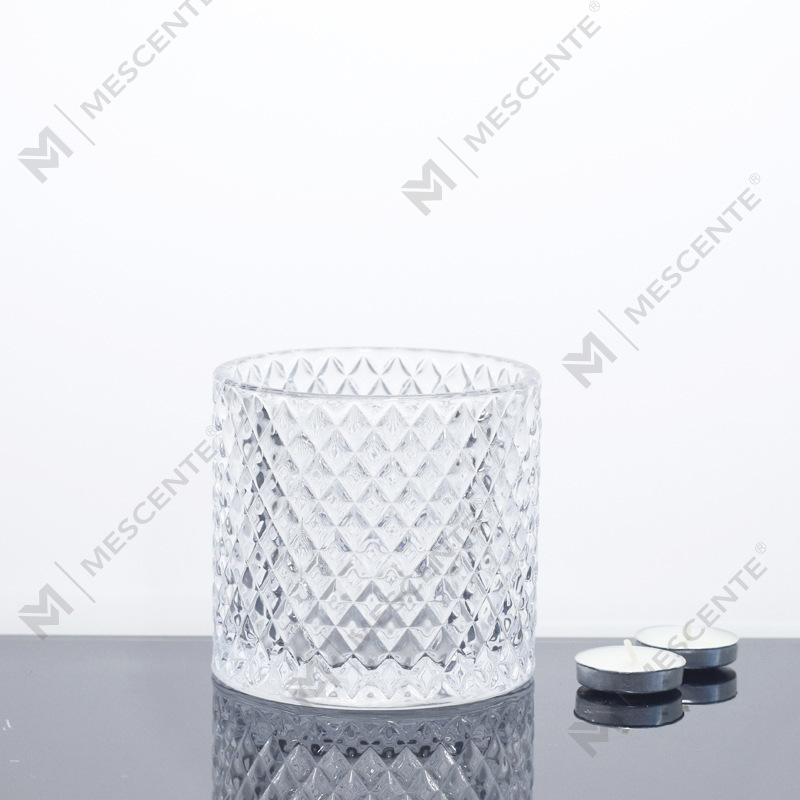 M&Scent Lớn 3 lọ nến màu hồng có nắp đậy với số lượng lớn, lọ nến bằng gốm để làm nến