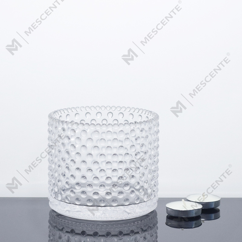 M&Scent Lớn 3 lọ nến màu hồng có nắp đậy với số lượng lớn, lọ nến bằng gốm để làm nến