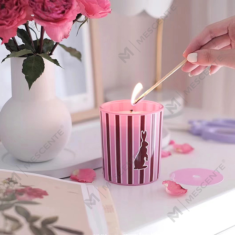 M&Scent bán buôn lọ thủy tinh thơm sang trọng tùy chỉnh nến sáp đậu nành thơm