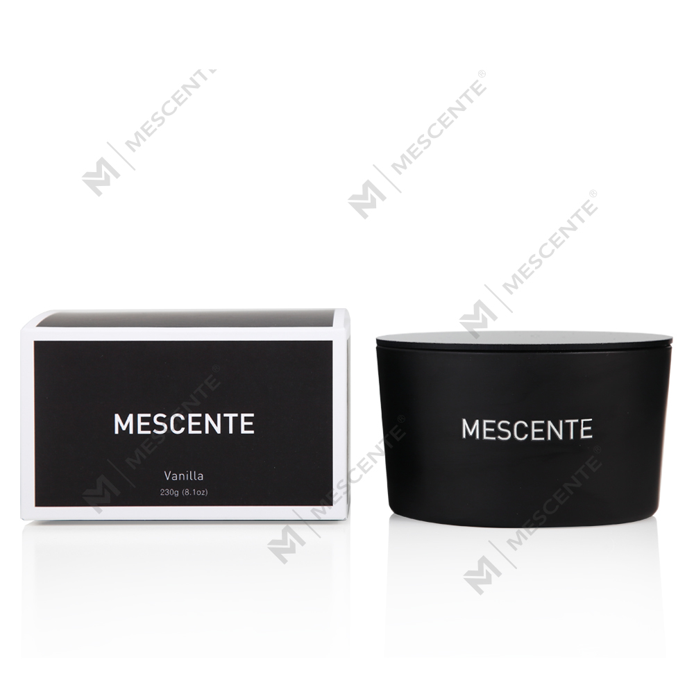 Mescente Bán buôn Nhãn hiệu riêng Bình thủy tinh 3 bấc Nến thơm sáp đậu nành 100%