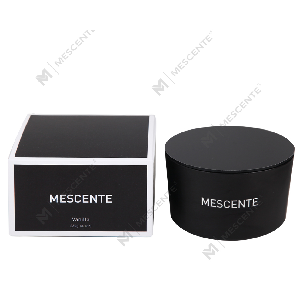 Mescente Bán buôn Nhãn hiệu riêng Bình thủy tinh 3 bấc Nến thơm sáp đậu nành 100%
