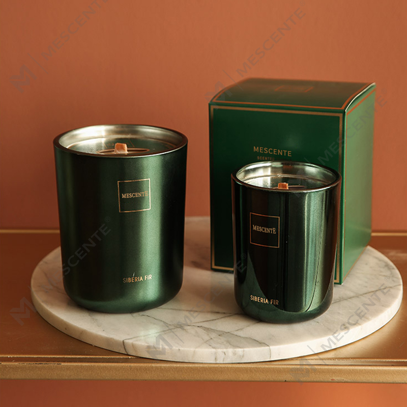 M&Scent Bán buôn Tùy chỉnh sang trọng Nhãn hiệu riêng Trụ cột Sáp đậu nành thơm Gỗ bấc Nến thơm