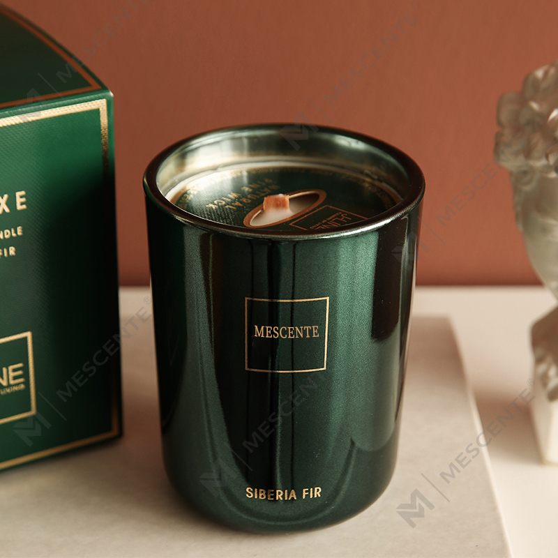 M&Scent Bán buôn Tùy chỉnh sang trọng Nhãn hiệu riêng Trụ cột Sáp đậu nành thơm Gỗ bấc Nến thơm
