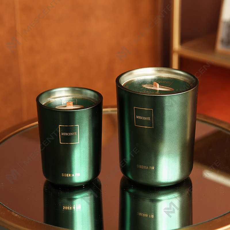 M&Scent Bán buôn Tùy chỉnh sang trọng Nhãn hiệu riêng Trụ cột Sáp đậu nành thơm Gỗ bấc Nến thơm