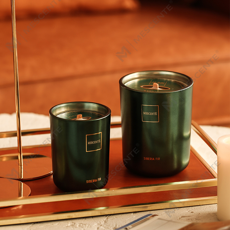 M&Scent Bán buôn Tùy chỉnh sang trọng Nhãn hiệu riêng Trụ cột Sáp đậu nành thơm Gỗ bấc Nến thơm