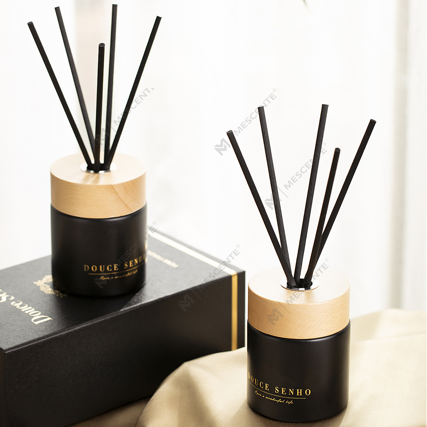 M&Scent Black Chai Nước hoa Khuếch tán tinh dầu Aroma Reed, Bộ quà tặng khuếch tán Reed Thái Lan