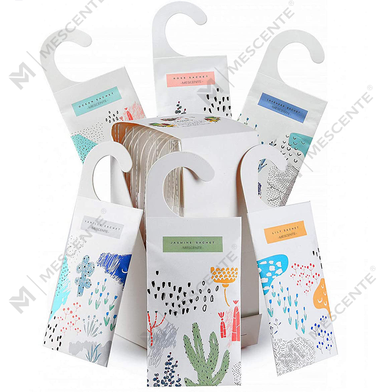 M&Scent Thiết kế mới Tùy chỉnh túi thơm treo, túi thơm tủ quần áo