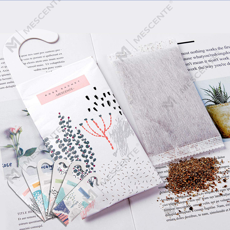 M&Scent Thiết kế mới Tùy chỉnh túi thơm treo, túi thơm tủ quần áo