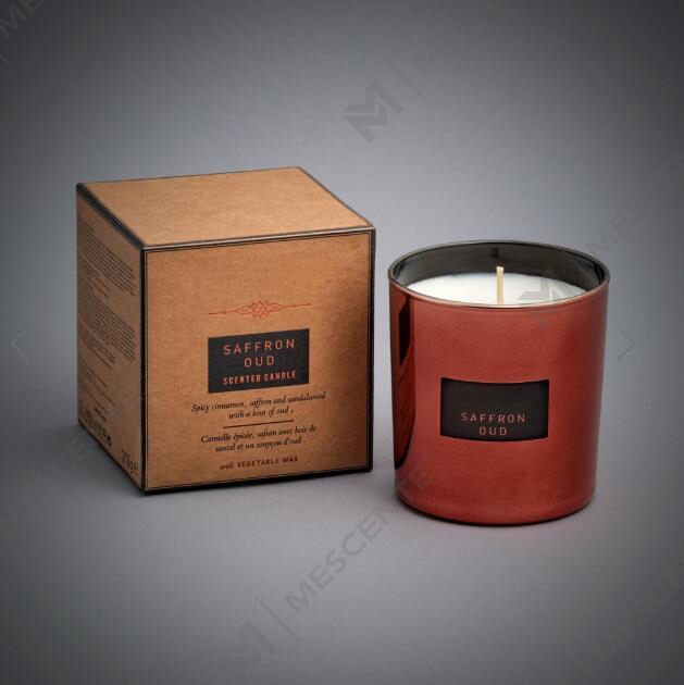 Nến thơm thủy tinh gương dung tích lớn 540g