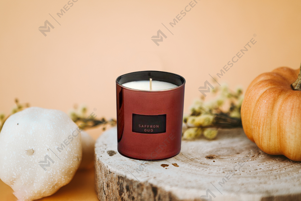 Nến thơm thủy tinh gương dung tích lớn 540g