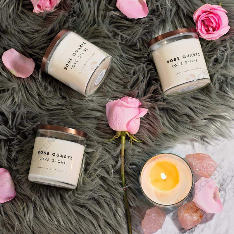 M&Scente ý tưởng sản phẩm mới chữa bệnh bằng pha lê thủ công nến sáp đậu nành thơm
