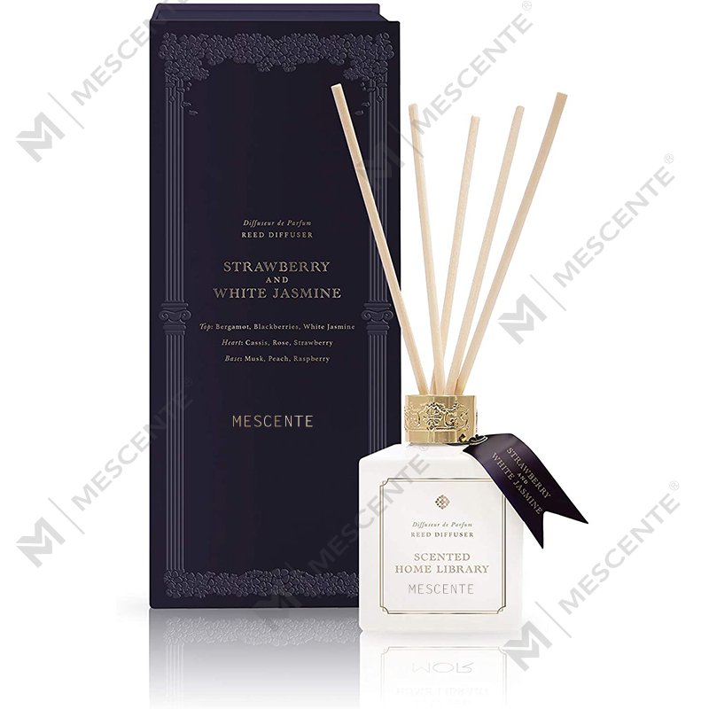 M&Scent Bán buôn sang trọng Nhãn hiệu riêng Chai gốm Hoa bằng gỗ Máy khuếch tán hương thơm sậy