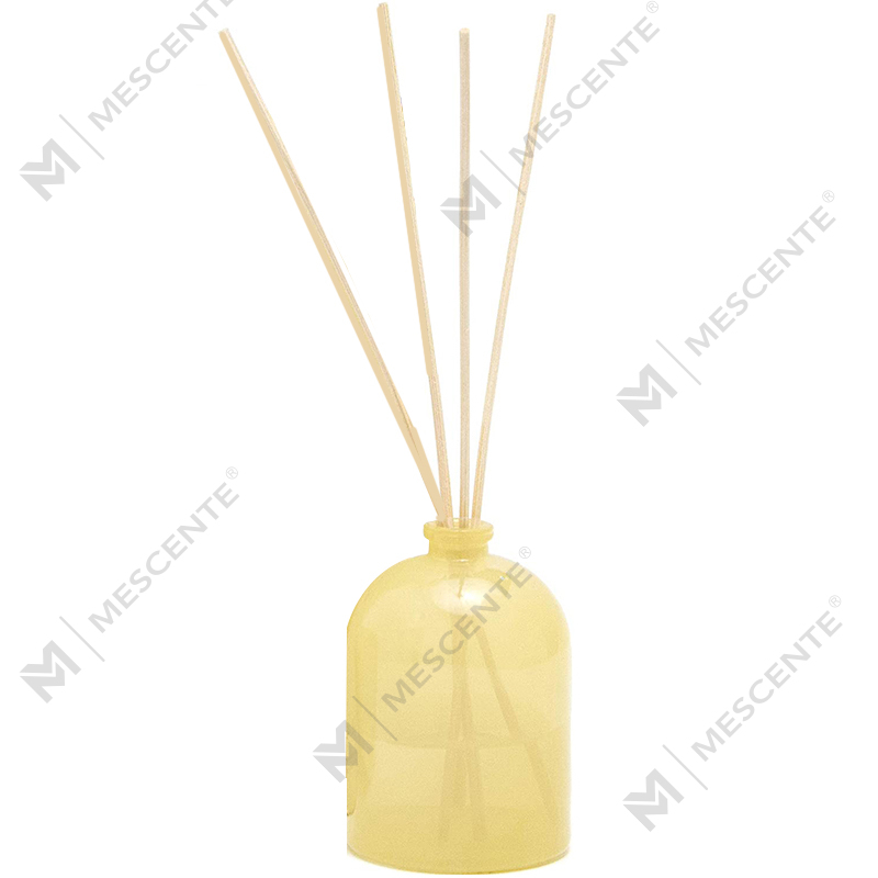 M&Scent Luxury Custom Chai thủy tinh lớn màu vàng hồng Hoa nhãn hiệu riêng Máy khuếch tán sậy lỏng có hộp quà tặng