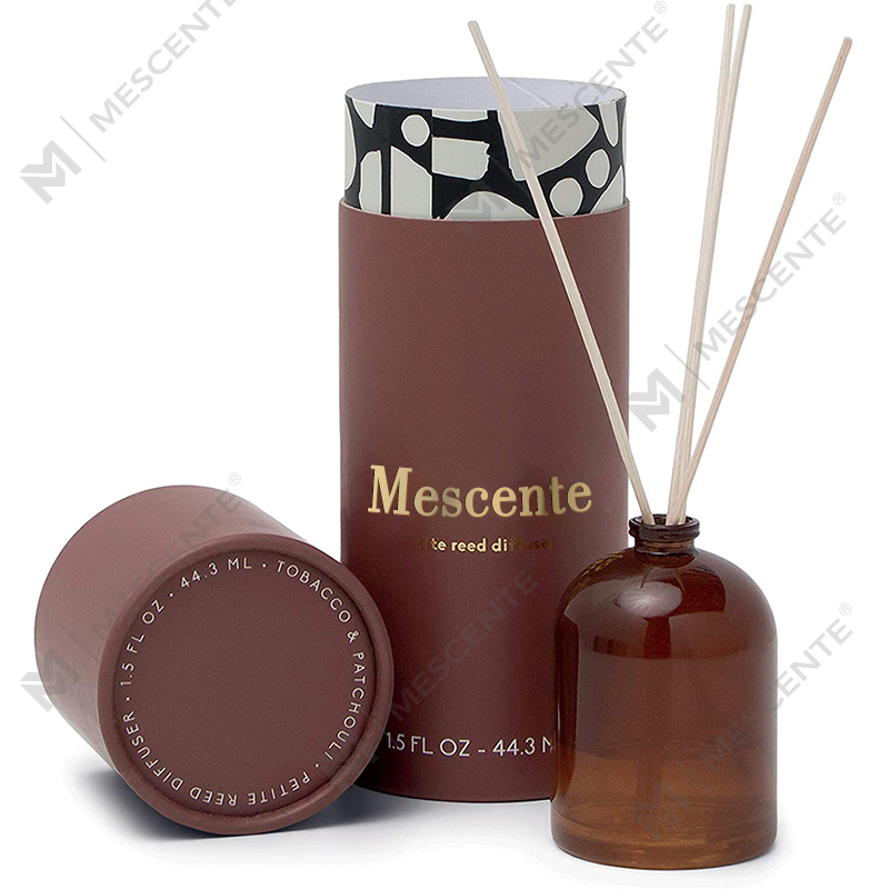 M&Scent Luxury Custom Chai thủy tinh lớn màu vàng hồng Hoa nhãn hiệu riêng Máy khuếch tán sậy lỏng có hộp quà tặng