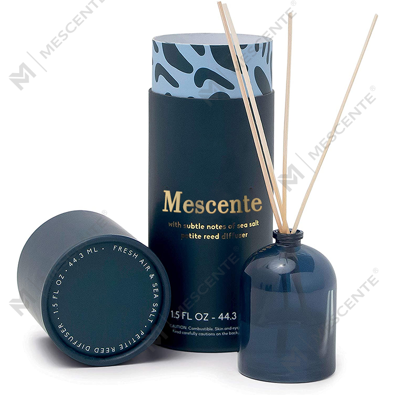 M&Scent Luxury Custom Chai thủy tinh lớn màu vàng hồng Hoa nhãn hiệu riêng Máy khuếch tán sậy lỏng có hộp quà tặng