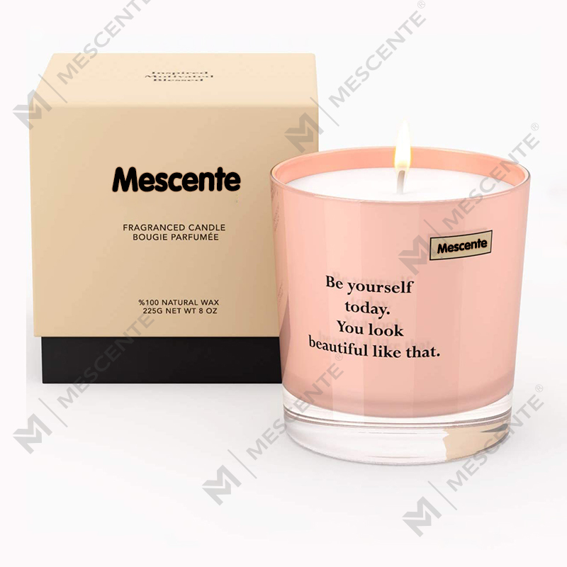 M&Scent Bán buôn Nhãn hiệu riêng Lọ sang trọng Nến sáp đậu nành