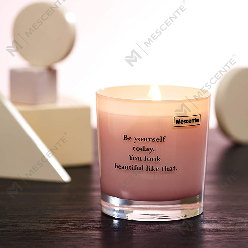 M&Scent Bán buôn Nhãn hiệu riêng Lọ sang trọng Nến sáp đậu nành