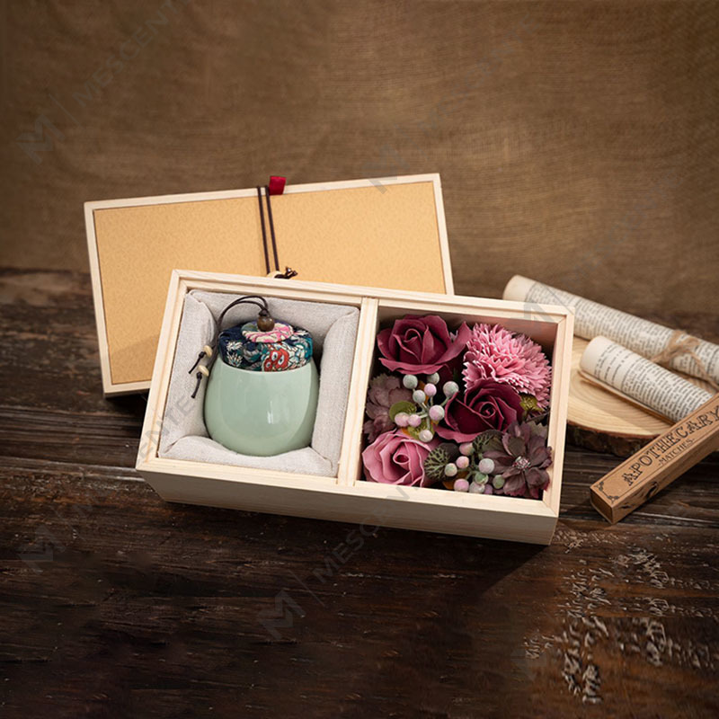 M&Scent Trang trí sang trọng Đặt hàng số lượng lớn Trụ gốm Nến thơm Paraffin
