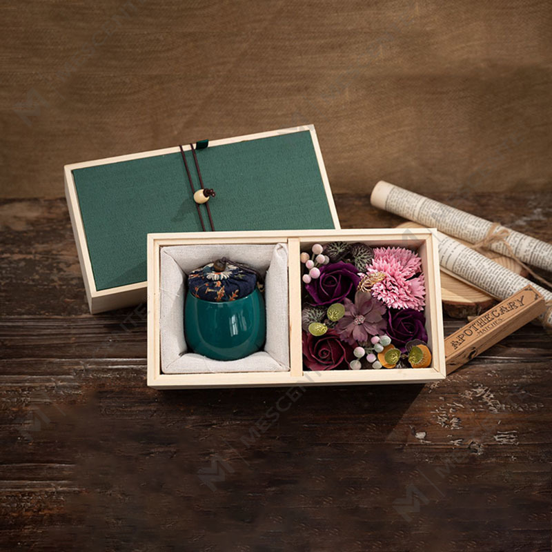 M&Scent Trang trí sang trọng Đặt hàng số lượng lớn Trụ gốm Nến thơm Paraffin