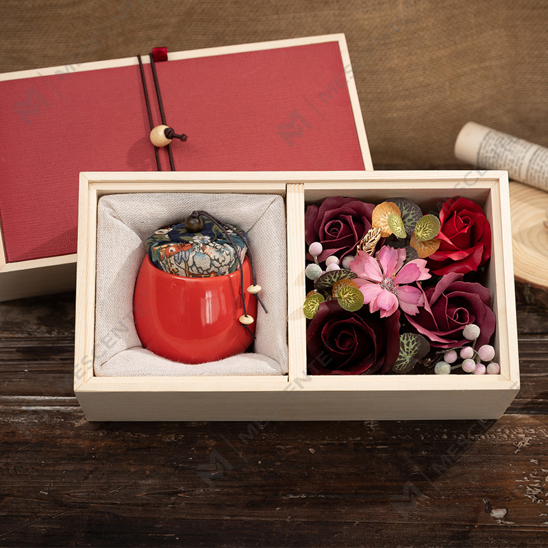 M&Scent Trang trí sang trọng Đặt hàng số lượng lớn Trụ gốm Nến thơm Paraffin