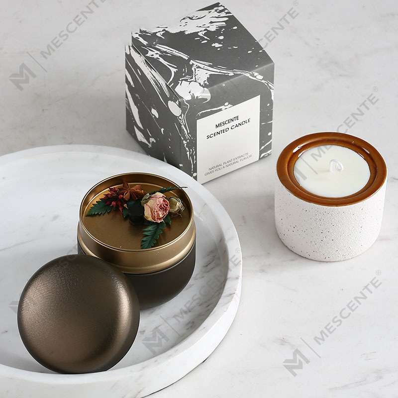 M&Scent Tùy chỉnh trang trí sang trọng Nhãn hiệu riêng Nến sáp đậu nành thơm Woodwick