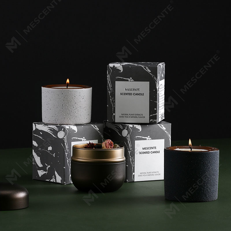 M&Scent Tùy chỉnh trang trí sang trọng Nhãn hiệu riêng Nến sáp đậu nành thơm Woodwick