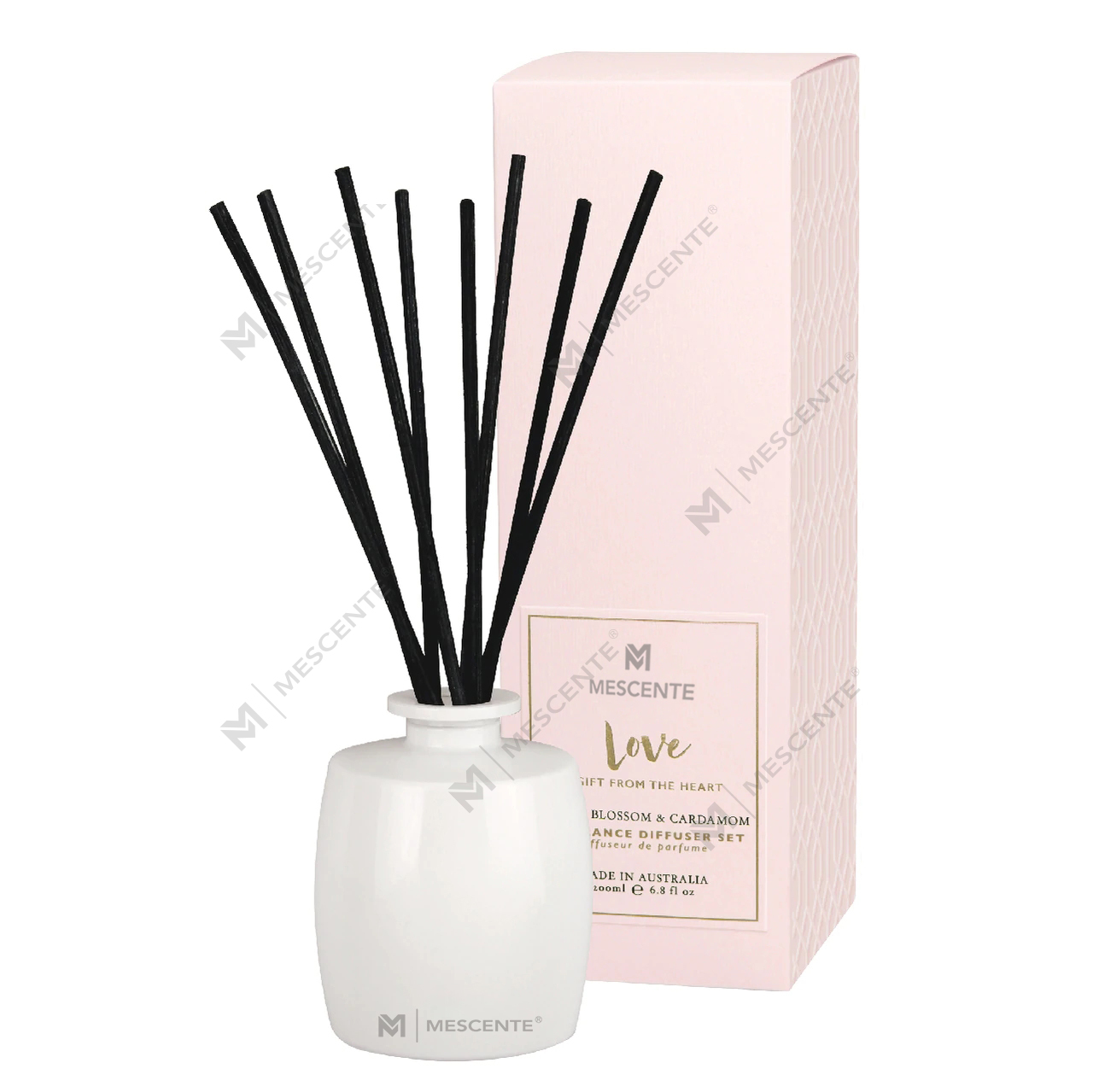 M&Scent Chai Thủy Tinh Lớn Tinh Chất Gia Đình Bộ Quà Tặng Máy Khuếch Tán Tinh Dầu Aroma Reed Kèm Que Mây