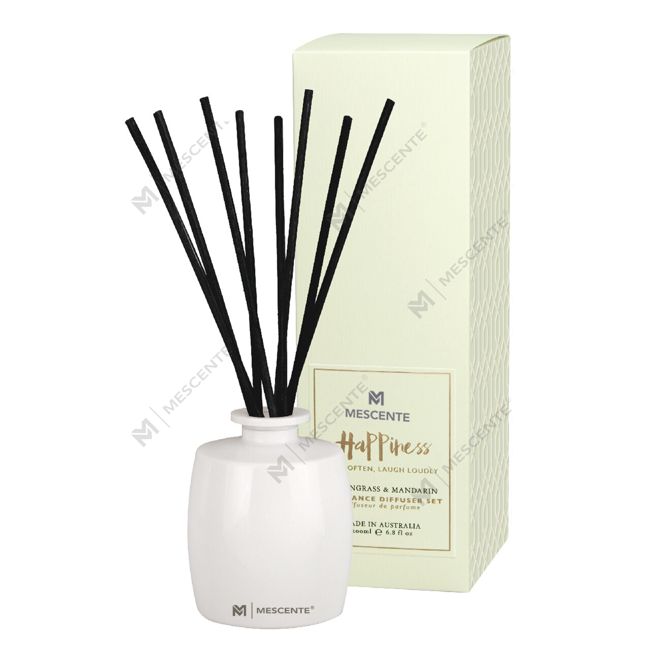 M&Scent Chai Thủy Tinh Lớn Tinh Chất Gia Đình Bộ Quà Tặng Máy Khuếch Tán Tinh Dầu Aroma Reed Kèm Que Mây
