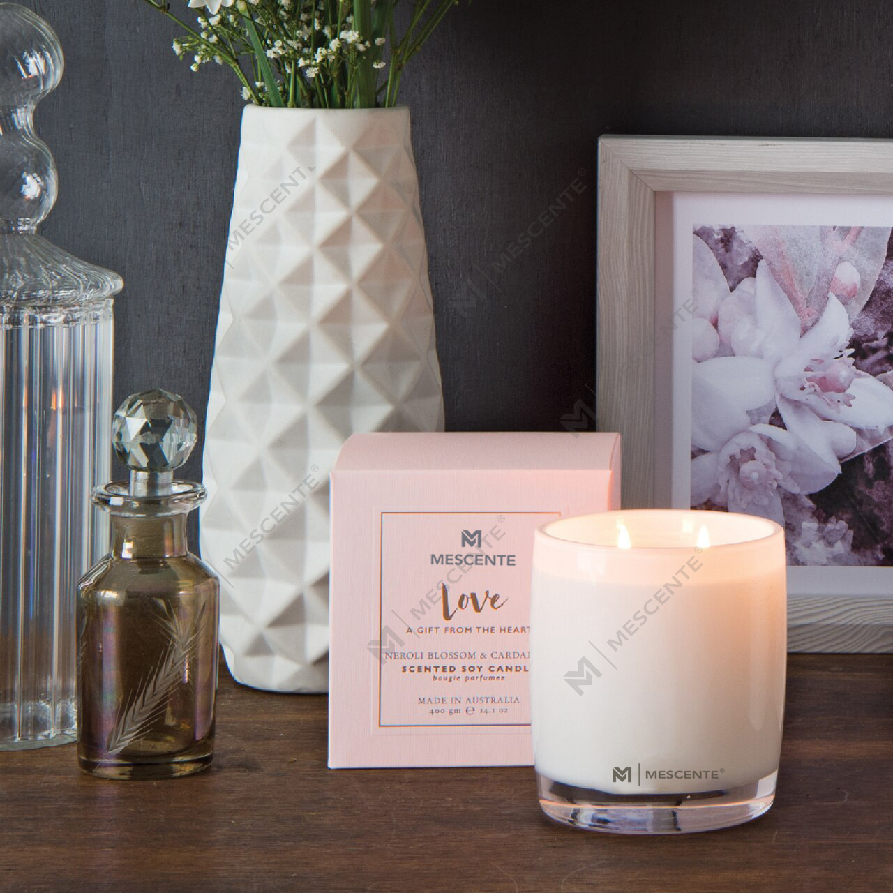 M&Scent Chai Thủy Tinh Lớn Tinh Chất Gia Đình Bộ Quà Tặng Máy Khuếch Tán Tinh Dầu Aroma Reed Kèm Que Mây