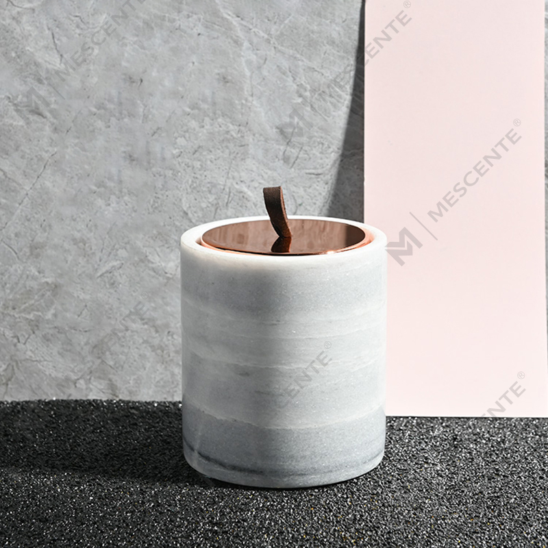 M&Scent Bán buôn Trang trí tùy chỉnh sang trọng Nhãn hiệu riêng Thủy tinh đen Nến sáp đậu nành thơm