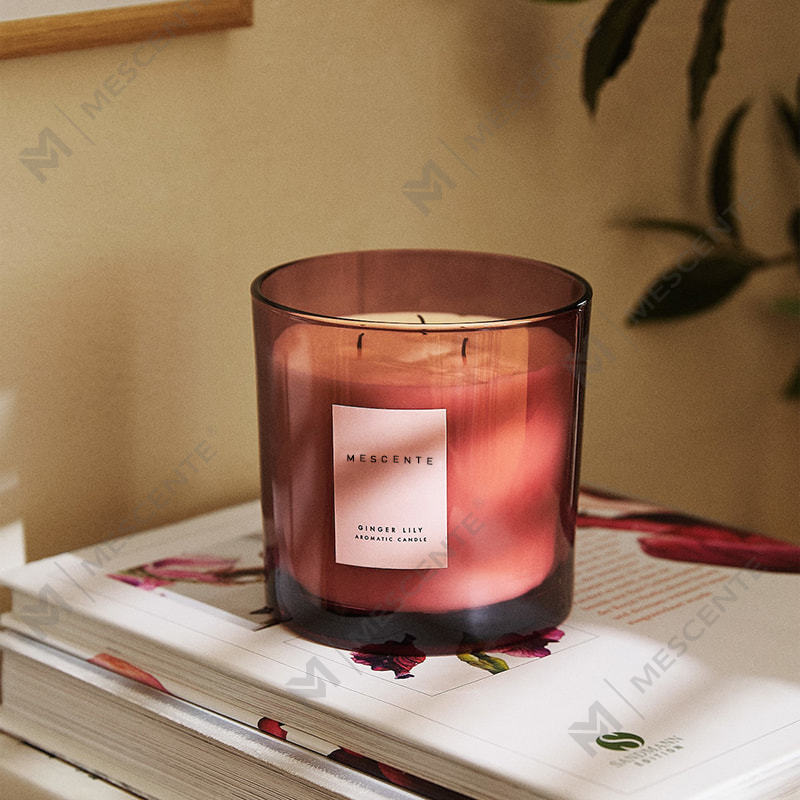 M&S cent Luxury Custom 3 nến đậu nành có nắp gỗ A29273-1