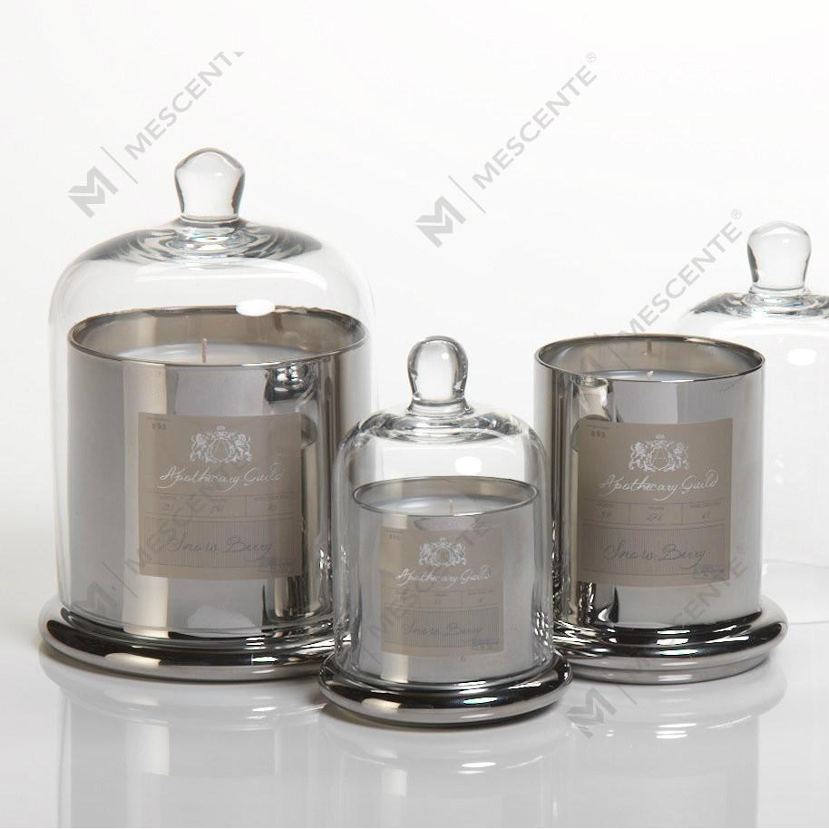 M&Scent Trang trí lãng mạn Chuông đám cưới Bình Vòm thủy tinh Vỏ nến thơm A29275