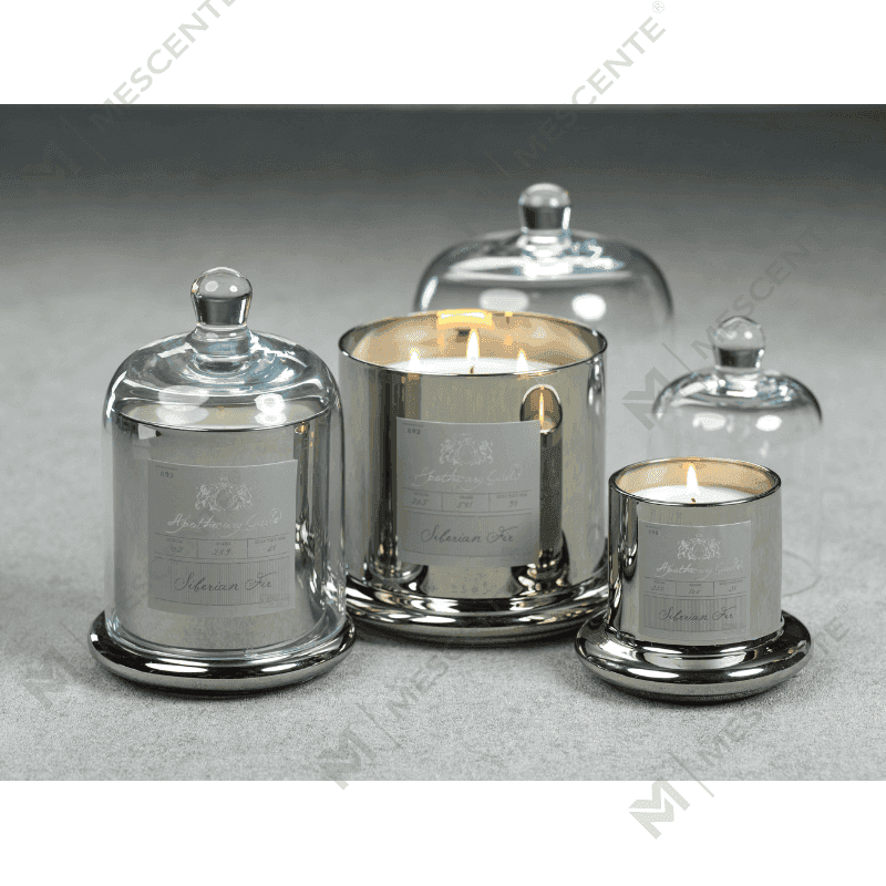 M&Scent Trang trí lãng mạn Chuông đám cưới Bình Vòm thủy tinh Vỏ nến thơm A29275