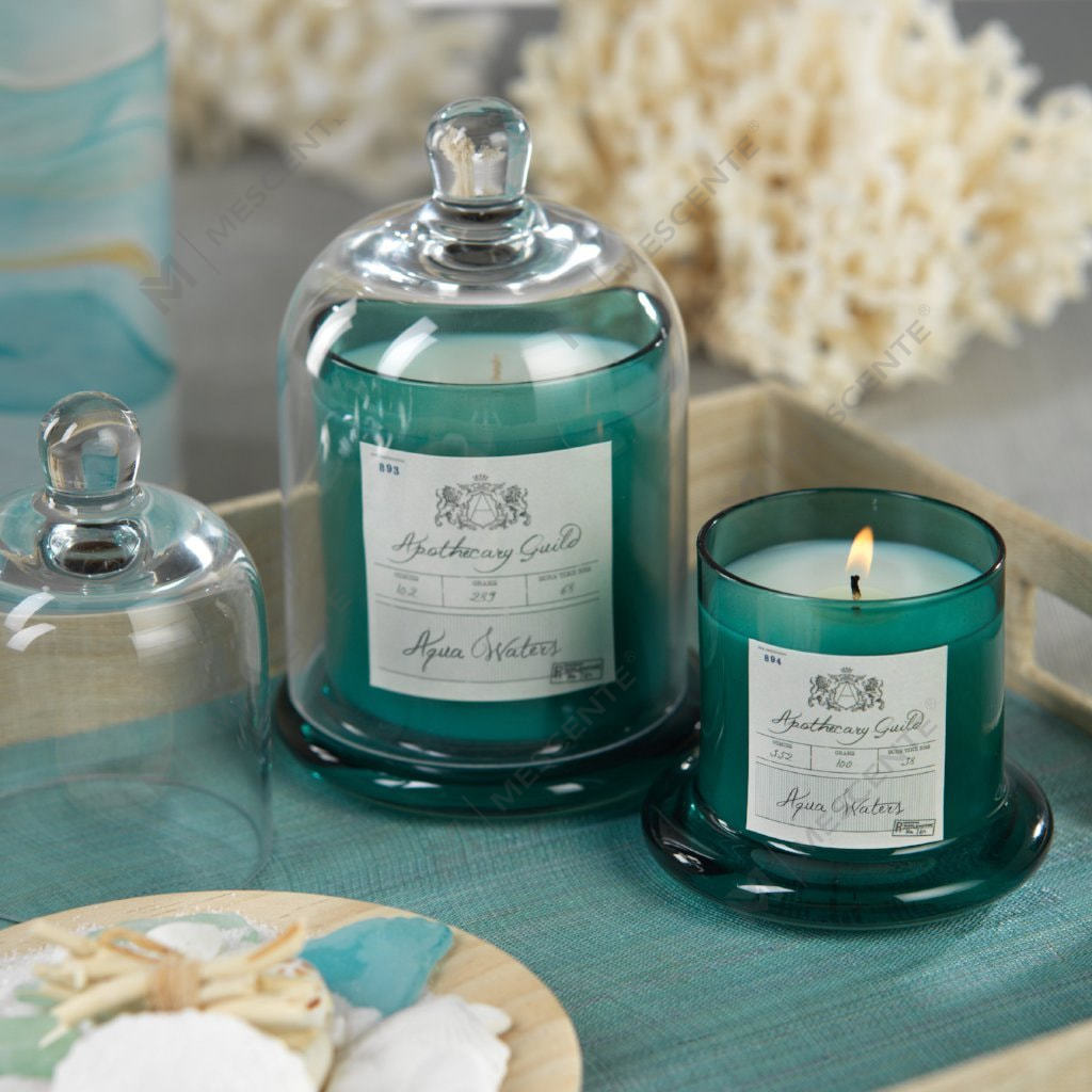 M&Scent Trang trí lãng mạn Chuông đám cưới Bình Vòm thủy tinh Vỏ nến thơm A29275