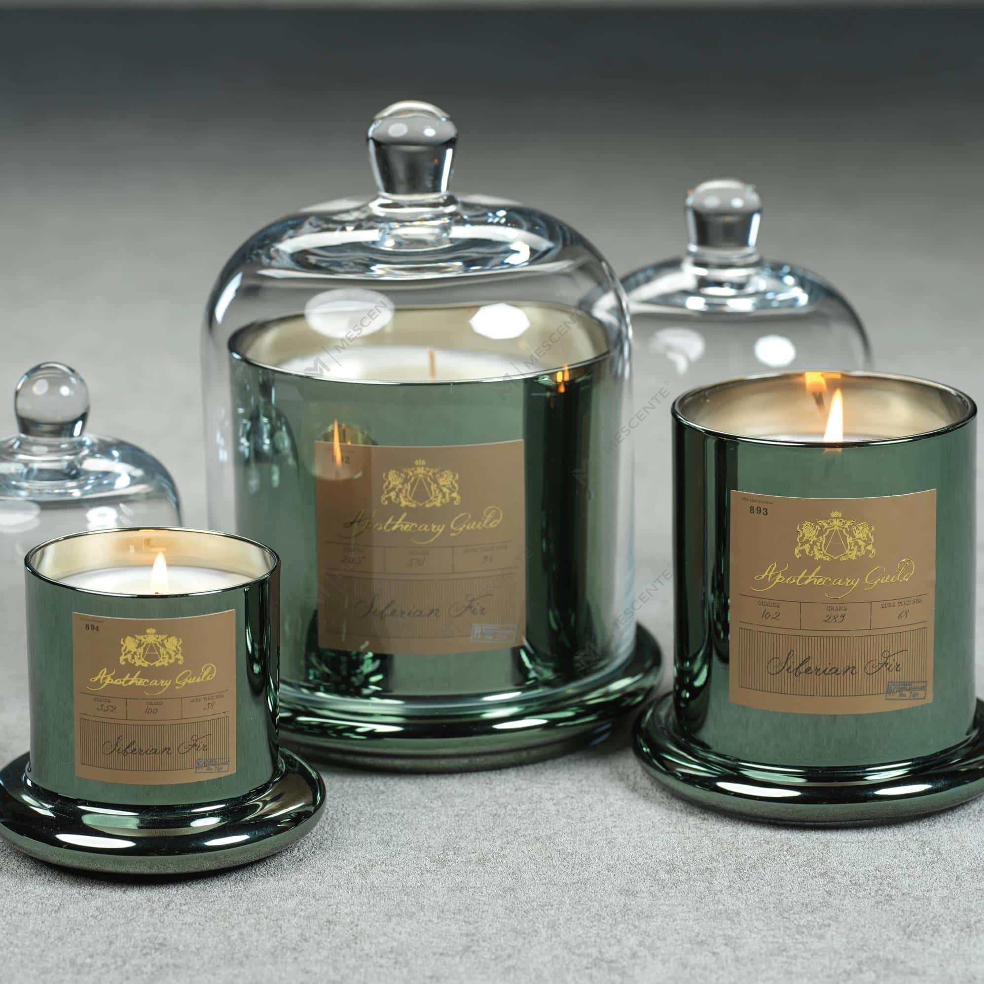 M&Scent Trang trí lãng mạn Chuông đám cưới Bình Vòm thủy tinh Vỏ nến thơm A29275