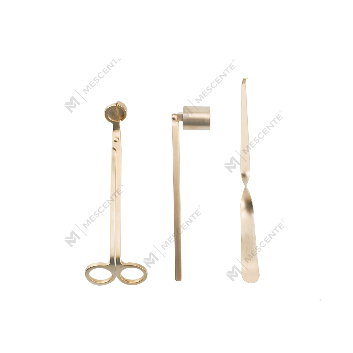 Bộ Dụng Cụ Hít Bấc Nến Vàng Mescente Kèm Hộp Quà Tặng A991330-1