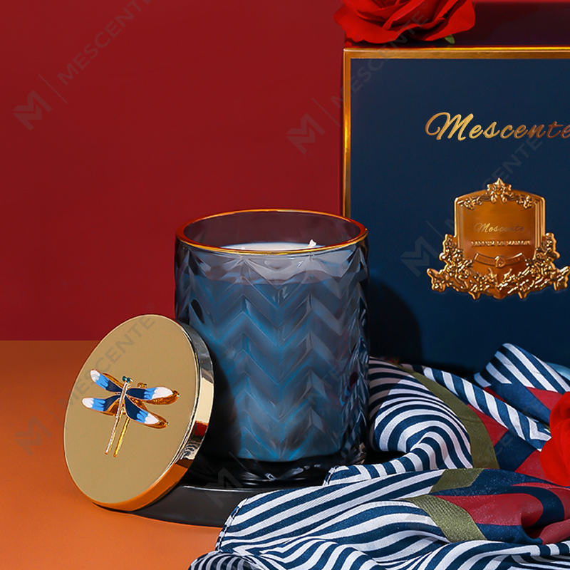M&Scent Bán sỉ Hộp đựng nhãn riêng tùy chỉnh Hương liệu thơm Hương thơm Nến đậu nành có pha lê