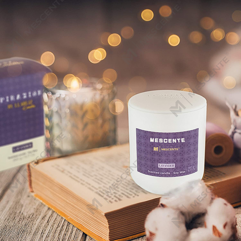 M&Scent Mason Jar Mini Nến làm từ đậu nành, Bao bì sang trọng Nến bằng đá cẩm thạch Sáp đậu nành