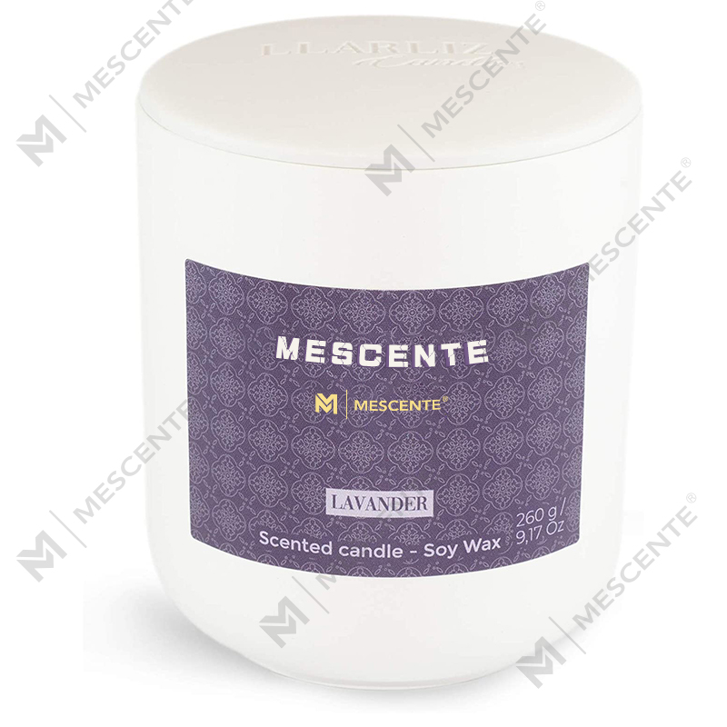 M&Scent Mason Jar Mini Nến làm từ đậu nành, Bao bì sang trọng Nến bằng đá cẩm thạch Sáp đậu nành