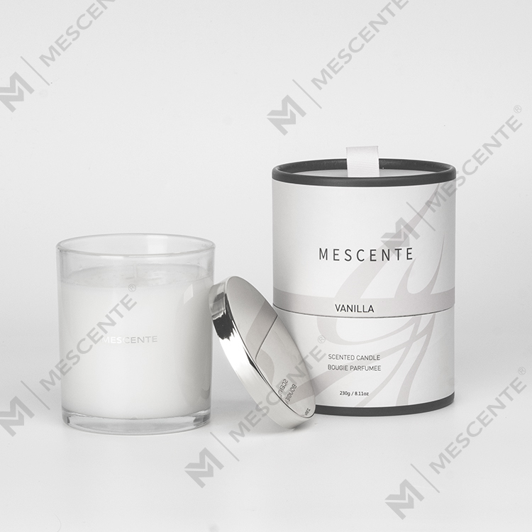 Mescente Bán buôn Nhãn hiệu riêng sang trọng Nến thơm Giáng sinh với bấc gỗ
