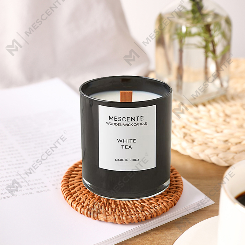 Mescente nhãn hiệu riêng nến thơm trà trắng trong lọ