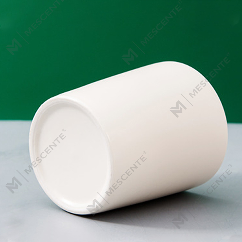 Lọ gốm tùy chỉnh sang trọng Nhãn hiệu riêng Citta Nến sáp đậu nành thơm có hoa khô