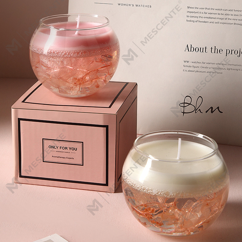M&Scent Chất lượng cao Hương thơm gia đình Sả chanh Nến thơm đậu nành trong thủy tinh