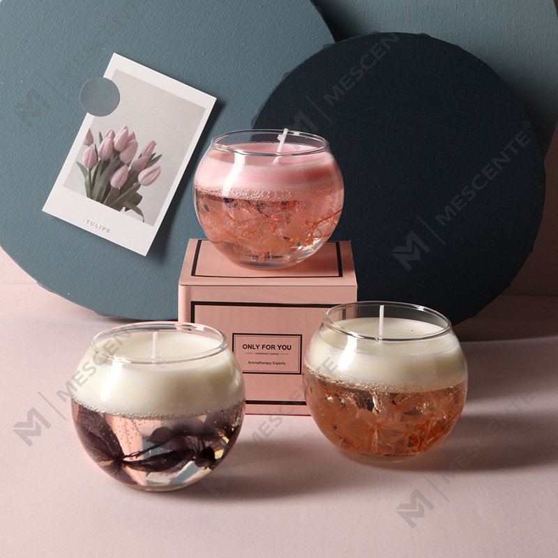 M&Scent Chất lượng cao Hương thơm gia đình Sả chanh Nến thơm đậu nành trong thủy tinh